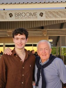 Tom Malcolm & Bob Montgomery cycling from Broome to Bowral 2026 for MND NSW 